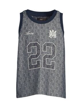 AMIRI JACQUARD BASKETBALL JERSEY (OVERSIZED)